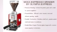 Moca Espresso Coffee Bean Grinders