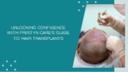 Unlocking Confidence with Pristyn Care's Guide to Hair Transplants