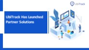 UbiTrack Offers Reliable Partner Solutions