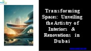 Renovation Services For Residential & Commercial Units