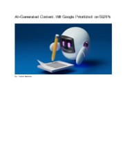 AI-Generated Content Will Google Prioritize it on SERPs