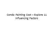 Condo Painting Toronto