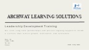 Get Started Today the Best Leadership Development Training