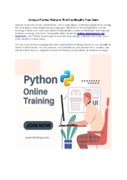 Unique Python Features That Can Simplify Your Code