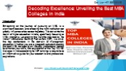 Top MBA Colleges in India with fees