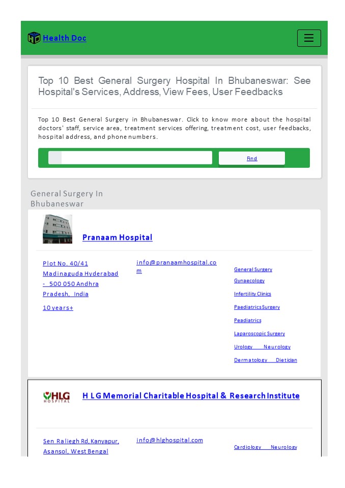 Top 10 Best General Surgery Hospital in Bhubaneswar (1)