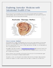 Exploring Auricular Medicine with Intentional Health 4 You