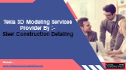 Tekla 3D Mdoeling services