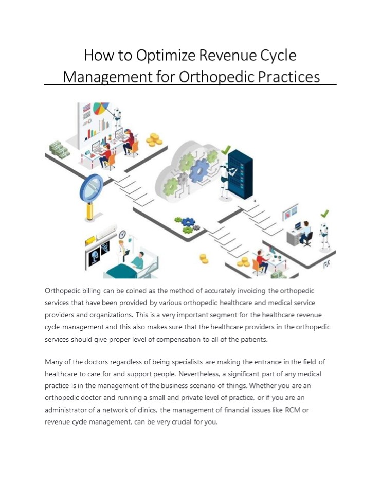 How to Optimize Revenue Cycle Management for Orthopedic Practices