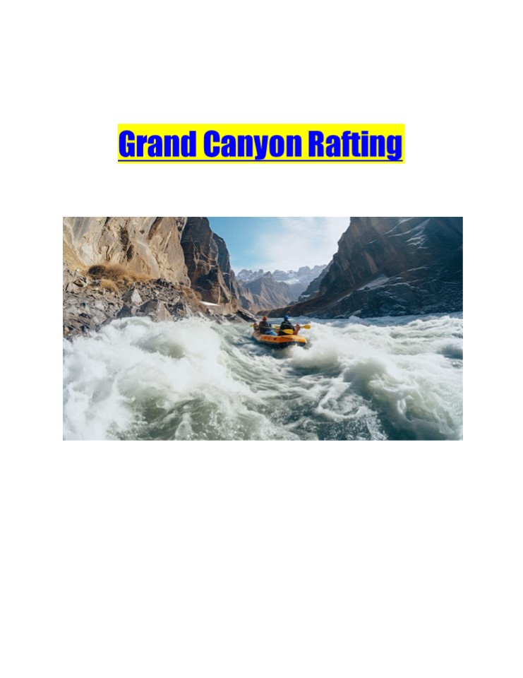 Grand Canyon Rafting