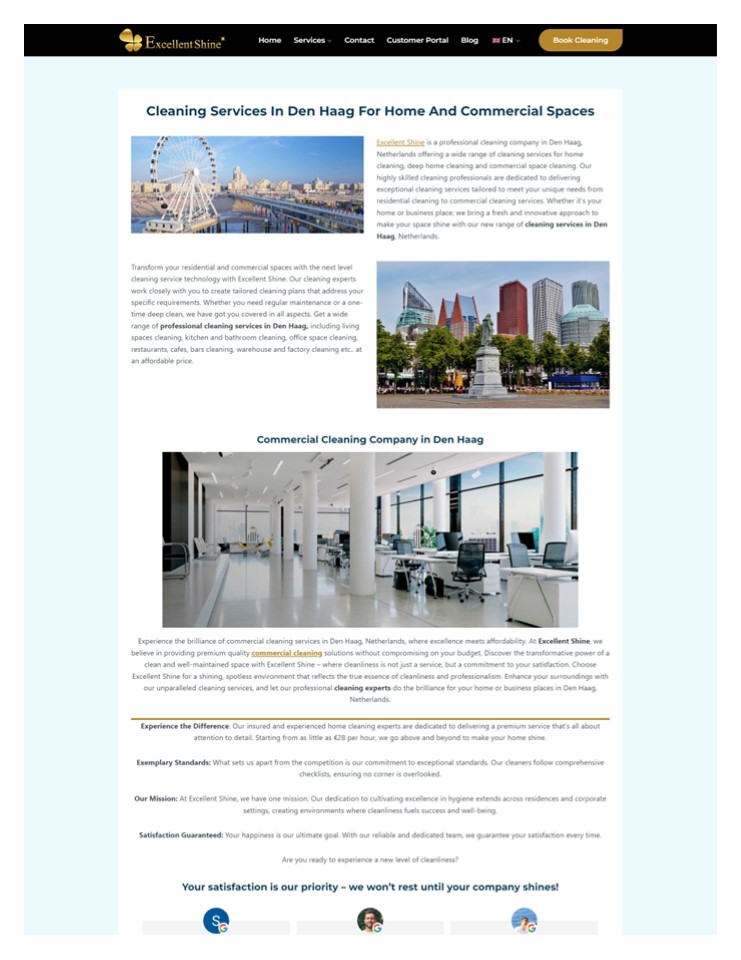 Commercial Cleaning Company in Den Haag