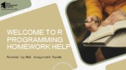 R Programming Homework Help by Best Assignment Experts
