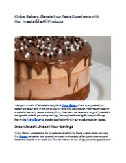 Best Bakery Near Me: Kidys Bakery