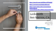 Locksmith Services San Marcos, CA