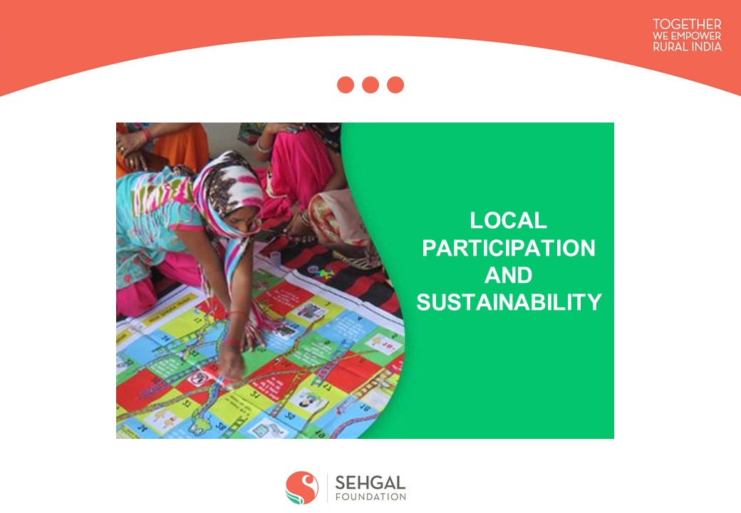 LOCAL PARTICIPATION AND SUSTAINABILITY