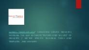 Credit Monitoring Arrangement report (CMA report)