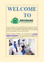 Professional Cleaning Services in Toowong