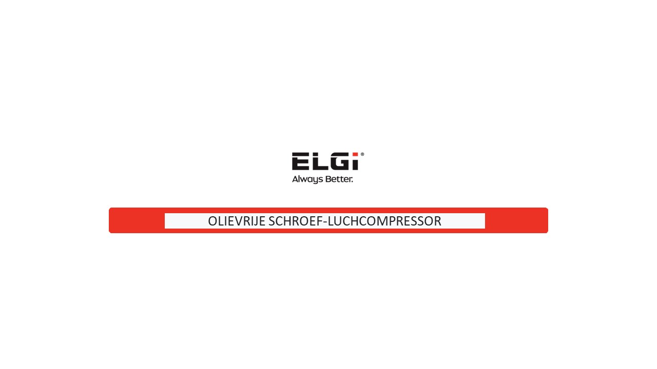 Olievrije luchtcompressor| 11-450kW | ELGi – Benelux