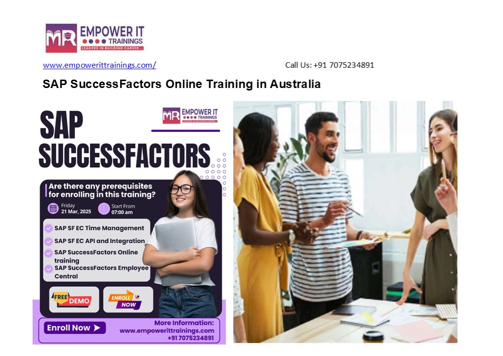 SAP SuccessFactors Online Training in Australia