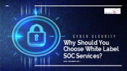 Why Should You Choose White Label SOC Services?