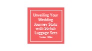 Unveiling Your Wedding Journey Stats with Stylish Luggage Sets