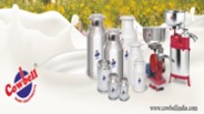 Milk Strainer Aluminium with Sieve & Lock