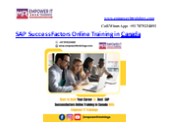SAP SuccessFactors Online Training in Canada