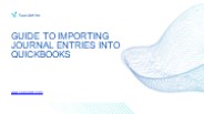 Importing Journal Entries into QuickBooks Online: Step-by-Step Guide