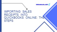 Importing Sales Receipts into QuickBooks Online: The Steps