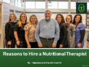 Reasons to Hire a Nutritional Therapist
