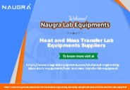 Heat and Mass Transfer Lab Equipments Suppliers (1)