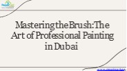 Professional Painting Services in Dubai