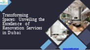 Office Renovation Services in Dubai
