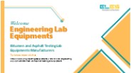 Bitumen and Asphalt Testing Lab Equipments Manufacturers
