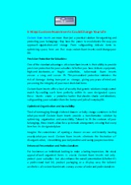 5 Ways Custom Foam Inserts Could Change Your Life