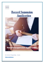 Record Suspension Application