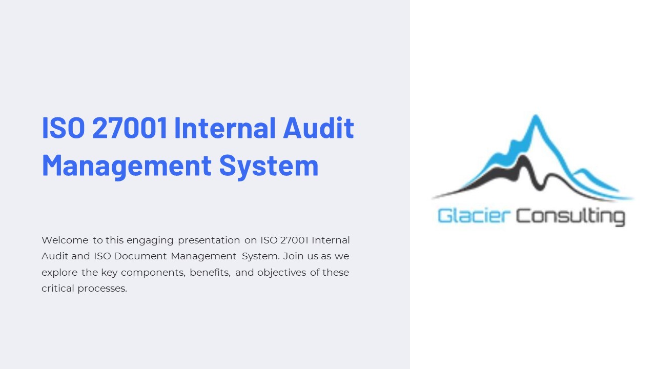 ISO 27001 Internal Audit Management System