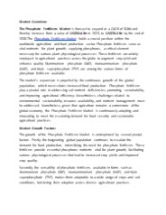 Phosphate Fertilizers Market Trends Analysis