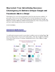 ClickAgency AI Review