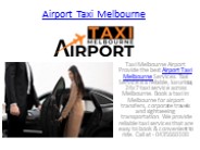 Airport Taxi Melbourne (1)