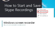 Windows screen recorder