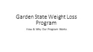Garden State Weight Loss Program