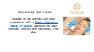 Deep cleansing facial in dubai (1)