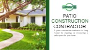 Patio Construction Contractor for Long Island