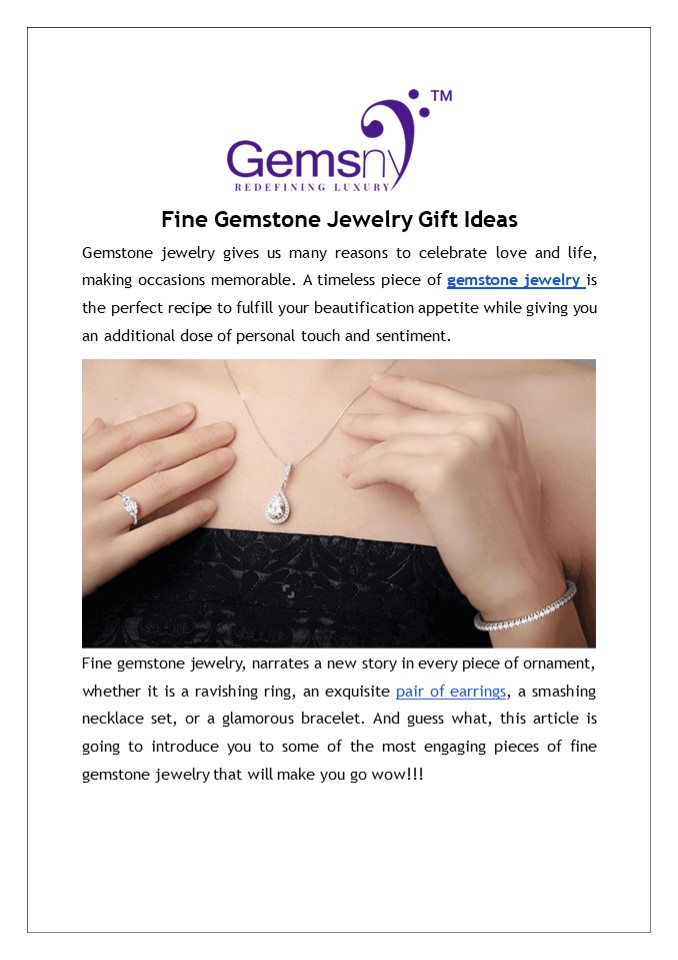 Christmas Gemstone Jewelry Gifts - Surprise Your Partner