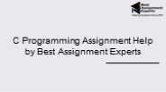 C Programming Assignment Help by Best Assignment Experts (1)