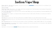 Indian Vape Shop