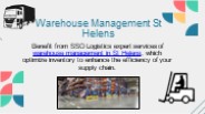Warehouse Management St Helens