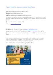 Best Machine learning project ideas