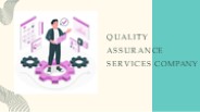 Quality Assurance Services Company - Whiten App Solutions